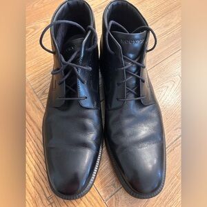 Rockport Men's Black leather Boots 10